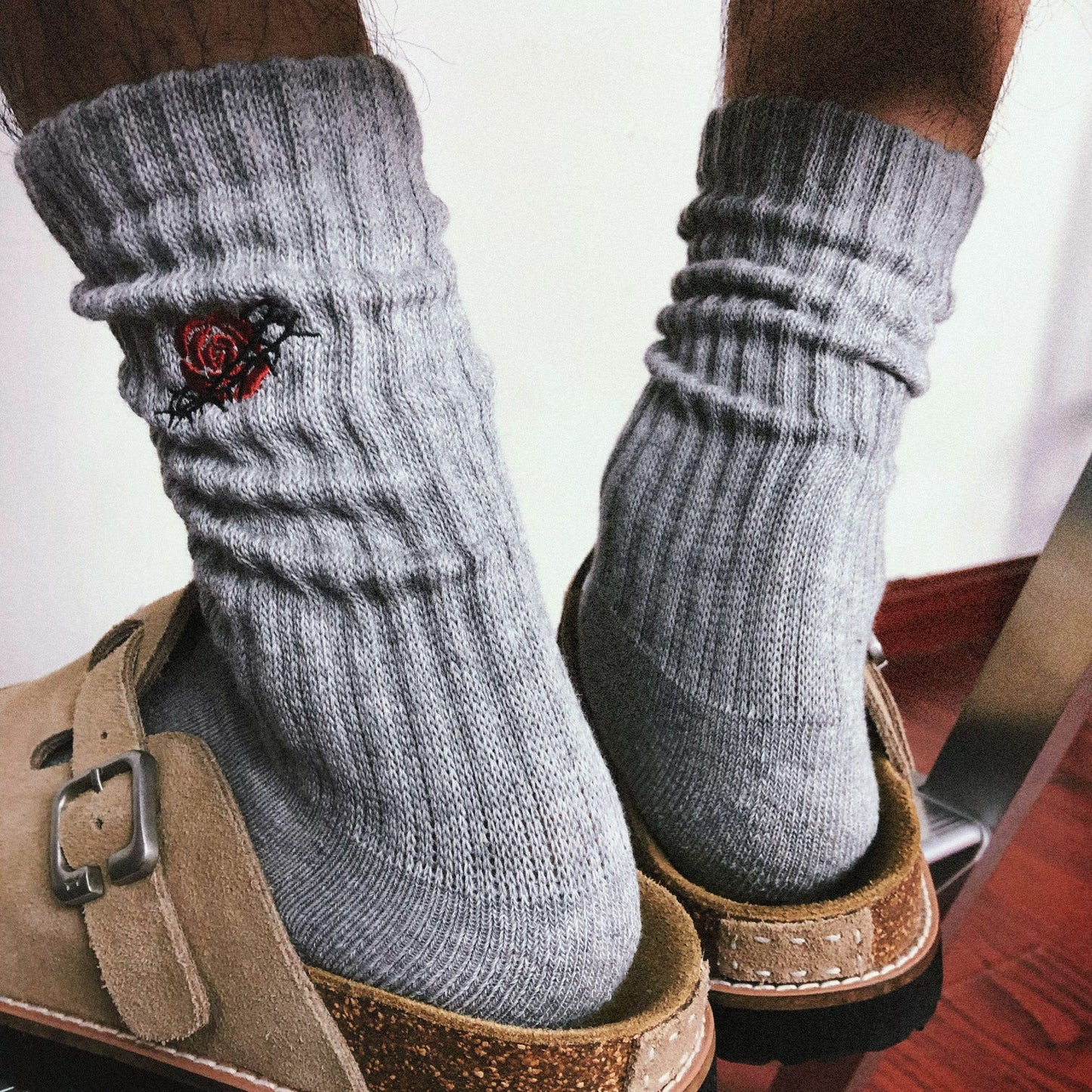 Bramble Rose Thick Cityboy Socks