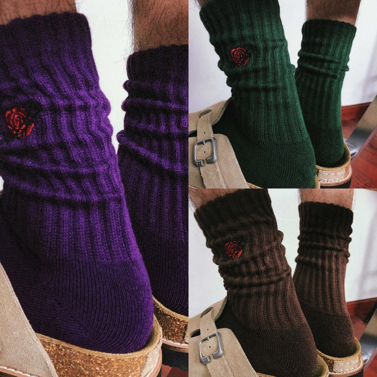 Bramble Rose Thick Cityboy Socks